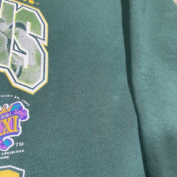 Green Bay Packers 1996 NFC Champions Lee Sport Sweatshirt XL Made in USA - Picture 4 of 11